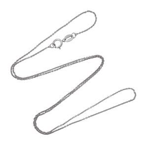 Estate Italy Sterling Silver 925 1.0mm Cable Link Chain Necklace 18"